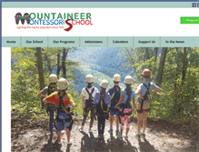 Tablet Screenshot of mountaineermontessori.org